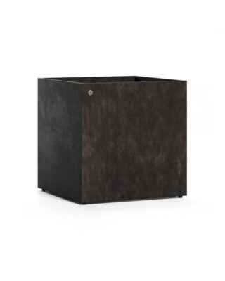 Γλάστρα Reglito Cube 100 Brown Stone COSAPOTS.